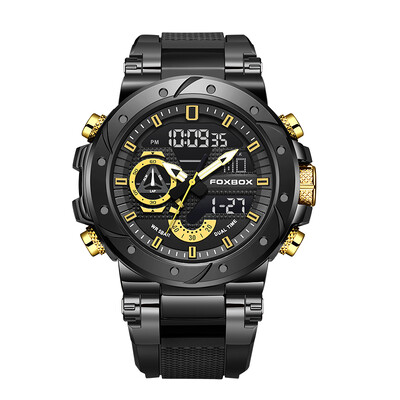LIGE 2024 UUS Moodne meeste käekell Luksuslik originaal Quartz Digital Analog Sport Military 50M veekindel kella käekell meestele