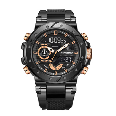 LIGE 2024 UUS Moodne meeste käekell Luksuslik originaal Quartz Digital Analog Sport Military 50M veekindel kella käekell meestele