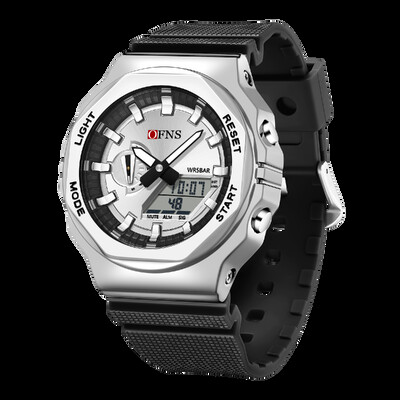 OFNS Tippbränd G-stiilis digitaalkellad Meeste kronograaf Spordikell Kuupäev Nädal Veekindel Taimeraja analoog kvartsist meeste käekell