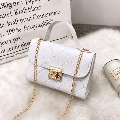 Nove ležerne lančane torbe preko ramena za žene Luksuzne jednostavne torbe na rame Ženske dizajnerske ručne torbe PU kožne torbe za dostavu