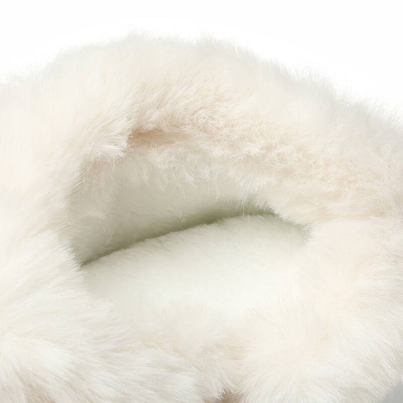 Ženske gležnjače od umjetnog krzna, debela platforma Vodootporne čizme za snijeg Ženske srebrne tople zimske čizme od debelog pliša Cipele Ženska 43