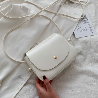 Novi dolazak Ženska jednostavna torba na rame Boja bombone od PU kože Ženske male četvrtaste torbe preko ramena Ženske ručne torbe Torebki Damskie