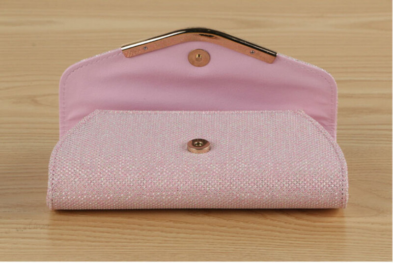 Hot casual γυναικεία βραδινή τσάντα ημέρας Clutch Γυναικείες τσάντες γάμου Γυναικεία πορτοφόλια ροζ χρυσά χρώματα για να διαλέξετε