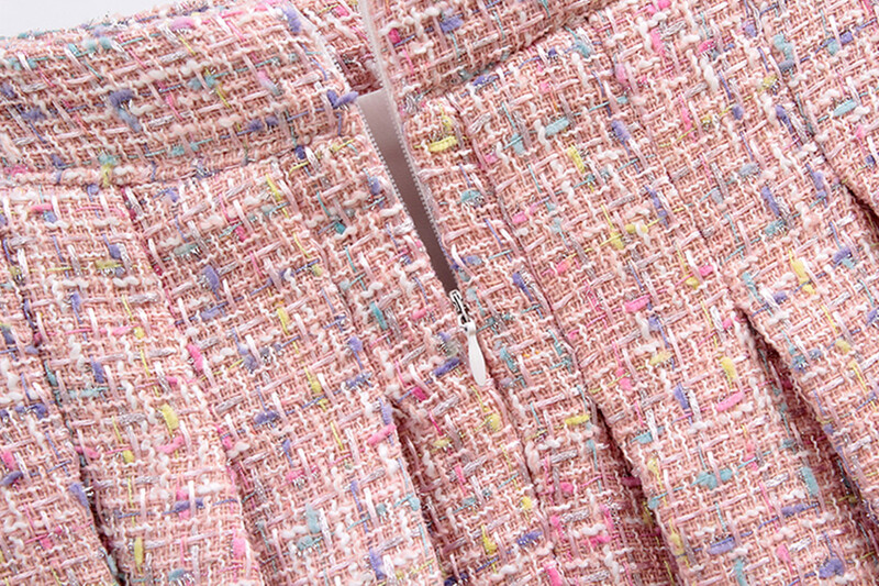 Novi 2024. Visokokvalitetni ženski setovi od 2 komada za jesen i zimu Ženski modni elegantni uski kaput Suknja Košulja Dvodijelni kompleti odijela od tvida