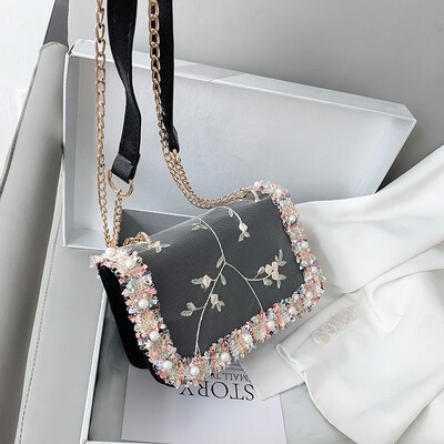 Nove male ženske 2024., nova ljetna korejska verzija torbe s lancem, torba na rame, modne torbice i ručne torbice