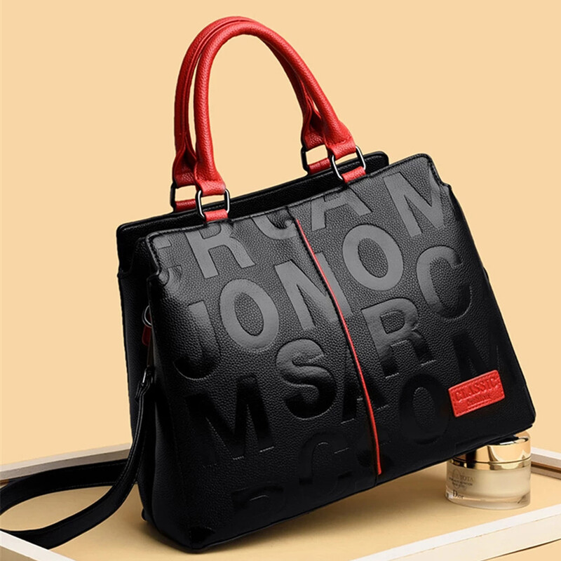 Dizajnerska torba s gornjom ručkom Luksuzne ručne torbe Ženske kožne torbe Vintage ženske torbe preko ramena za žene Ženska velika torba 2024.