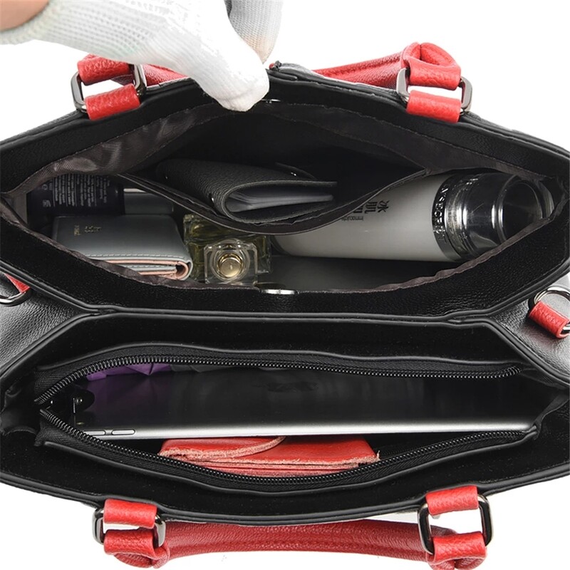 Dizajnerska torba s gornjom ručkom Luksuzne ručne torbe Ženske kožne torbe Vintage ženske torbe preko ramena za žene Ženska velika torba 2024.