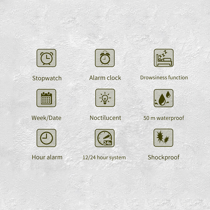 OFNS Fashion Meeste Spordikellad Kahe ekraaniga Analoog Digitaalne LED Elektrooniline Kvartskäekellad Veekindlad Ujumiskellad
