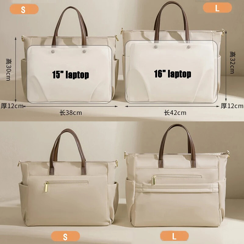 Ručne torbice za žene i muškarce Poslovna prijenosna računala s remenom za nošenje preko ramena Velika, velika zapremnina, svaki dan, putna nova torba