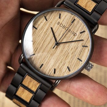 BOBO BIRD Ανδρικό ρολόι Zebra Wood Luxury μάρκα montre homme Quartz ρολόγια ανδρικό ρολόι Απλά εξαιρετικά λεπτά ανδρικά ρολόγια