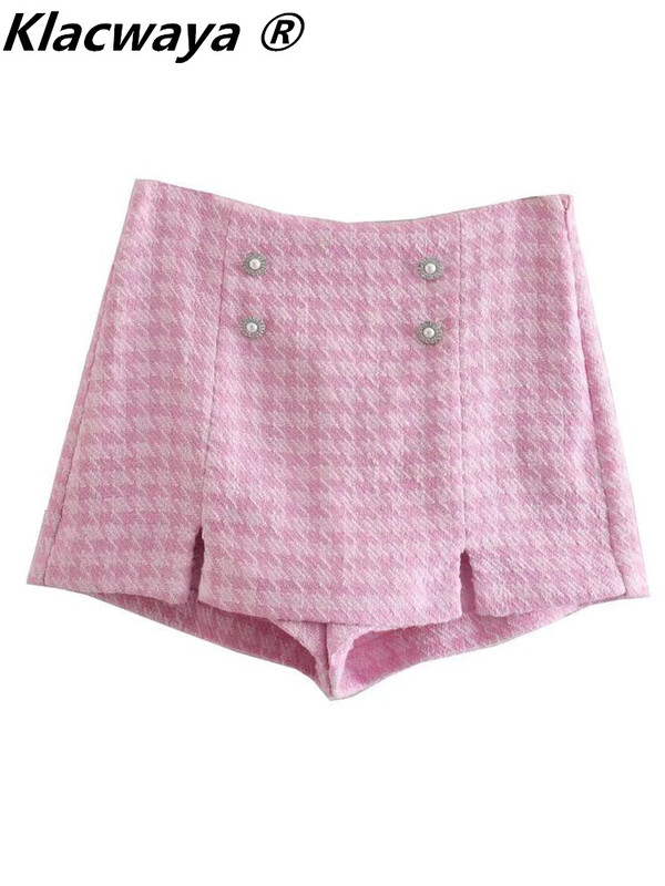 Klacwaya Komplet od tvida 2-dijelni šik sako Žensko odijelo Kompleti kratkih hlača Žensko odijelo s kratkim hlačama 2022. Ženska odijela