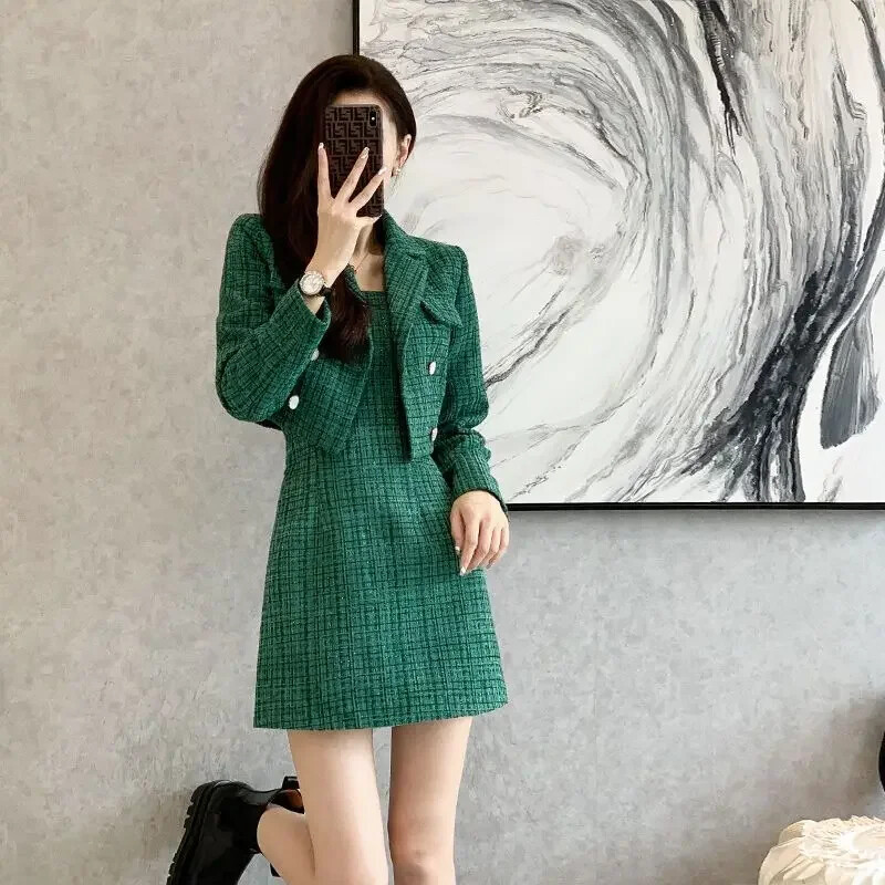 Elegantna ženska odjeća Udobna ženska dvodijelna haljina Modna korejska odjeća Ulična odjeća Novo u ponudi Udobna ležerna