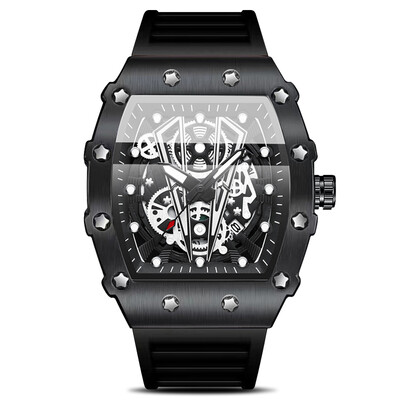 Sat s velikim brojčanikom za muškarce Kvarcni vodootporni sportski četvrtasti svjetleći sat za muškarce Vanjskotrgovinski sat s velikim brojčanikom za muškarce Kvarc Wa