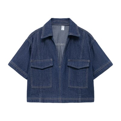 TRAF 2024 Kompleti kratkih hlača Ženske 2-dijelne kratke hlače od plavog trapera Ženski setovi Ljetni ležerni kompleti hlača Žensko odijelo Ženska odjeća za odmor Ženska odjeća