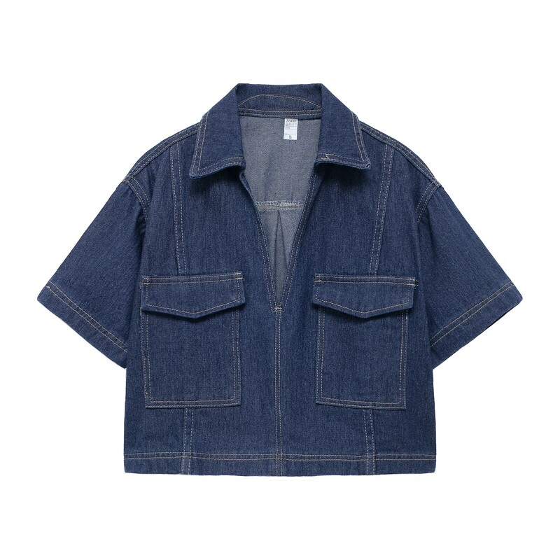 TRAF 2024 Kompleti kratkih hlača Ženske 2-dijelne kratke hlače od plavog trapera Ženski setovi Ljetni ležerni kompleti hlača Žensko odijelo Ženska odjeća za odmor Ženska odjeća