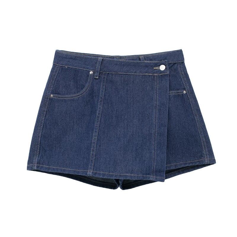 TRAF 2024 Kompleti kratkih hlača Ženske 2-dijelne kratke hlače od plavog trapera Ženski setovi Ljetni ležerni kompleti hlača Žensko odijelo Ženska odjeća za odmor Ženska odjeća