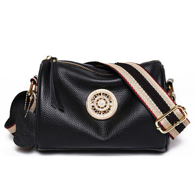 Ženske ručne torbe od prave kože Dizajnerske rotirajuće metalne brave Ženske torbe na rame Modni novi luksuzni brend Ženska kurirska torba