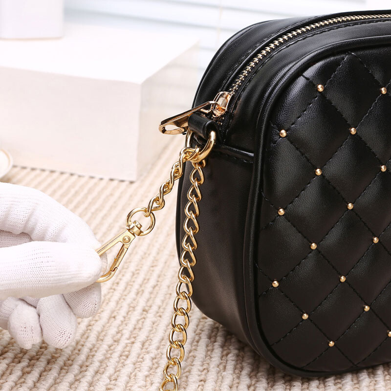 Popularne rasprodaje, ženske torbe, dizajnerske torbe, torbe na rame, torbe s lancem i zakovicama, ženske torbe preko tijela Bolas Feminina