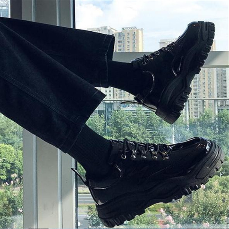 Muške tenisice s platformom Nova proljetna vruća rasprodaja obuće za muškarce Debele tenisice crne, prozračne, udobne