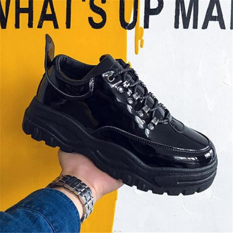 Muške tenisice s platformom Nova proljetna vruća rasprodaja obuće za muškarce Debele tenisice crne, prozračne, udobne