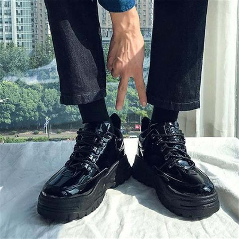 Muške tenisice s platformom Nova proljetna vruća rasprodaja obuće za muškarce Debele tenisice crne, prozračne, udobne