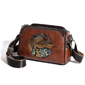 Ženska torba na rame s izvezenim slonom poznate marke Ženske kurirske torbe Novčanik Visokokvalitetna kožna djevojačka Bolsas Sac A Main