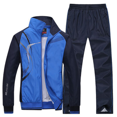 Îmbrăcăminte sport pentru bărbați, nou primăvară, toamnă, trening, seturi de 2 piese, costum sport, jachetă + pantaloni, costum masculin, îmbrăcăminte de golf, îmbrăcăminte pentru bărbați, 5XL