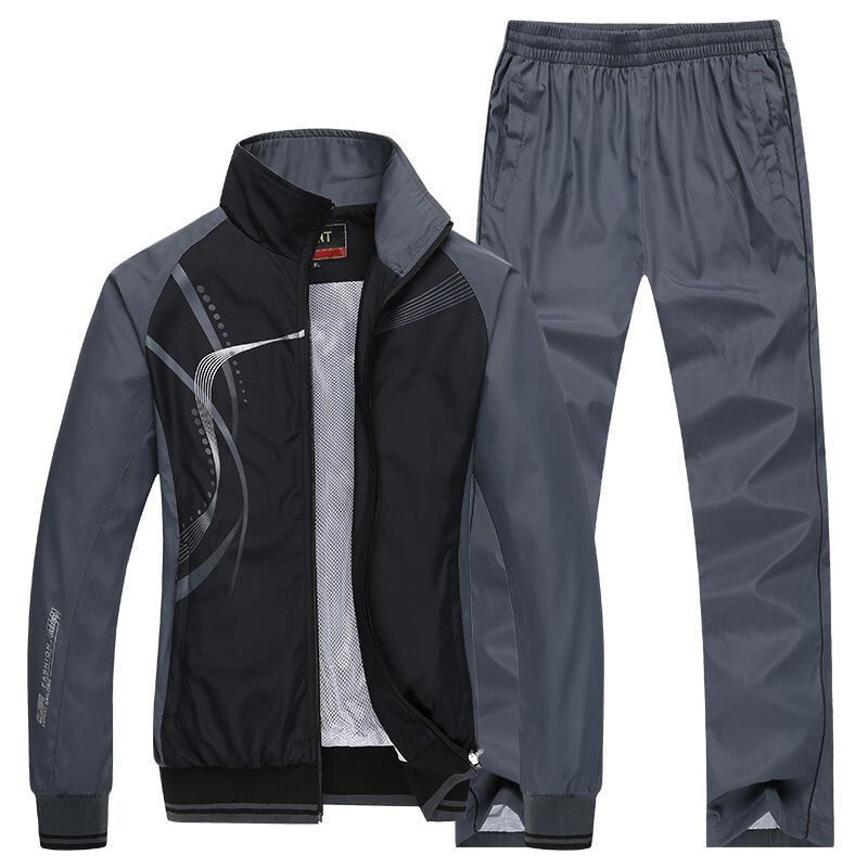 Îmbrăcăminte sport pentru bărbați, nou primăvară, toamnă, trening, seturi de 2 piese, costum sport, jachetă + pantaloni, costum masculin, îmbrăcăminte de golf, îmbrăcăminte pentru bărbați, 5XL