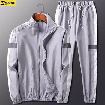 Ανδρική φόρμα φόρμας 2 τεμ. Hoodie Tops Joggers Pants Σετ αθλητικής φόρμας Ανδρικό Running Jogging Αθλητικά ρούχα Παντελόνι με κουκούλα Ανδρική φόρμα 2024