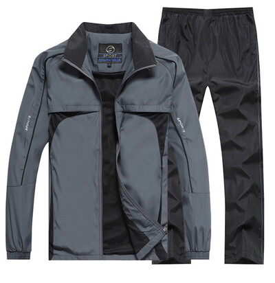 uus Meeste kevad-sügis Spordirõivad Kaubamärk Spordidress Meeste ülerõivad 2tk Sviitrid + püksikomplekt vabaaja dressid Meeste riided