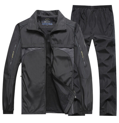 uus Meeste kevad-sügis Spordirõivad Kaubamärk Spordidress Meeste ülerõivad 2tk Sviitrid + püksikomplekt vabaaja dressid Meeste riided