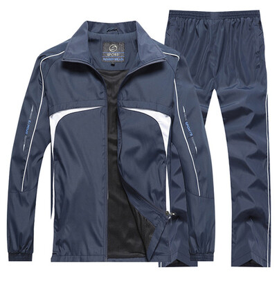 uus Meeste kevad-sügis Spordirõivad Kaubamärk Spordidress Meeste ülerõivad 2tk Sviitrid + püksikomplekt vabaaja dressid Meeste riided