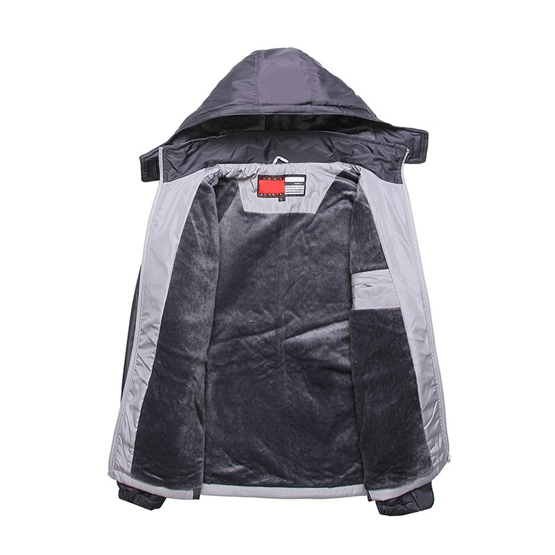 Uued talvekomplektid Plus Velvet meeste spordiülikonnad Spordirõivaste komplekt Fitnessi soe spordidress Tõmblukuga tasku vabaaja ülikond Meeste riided