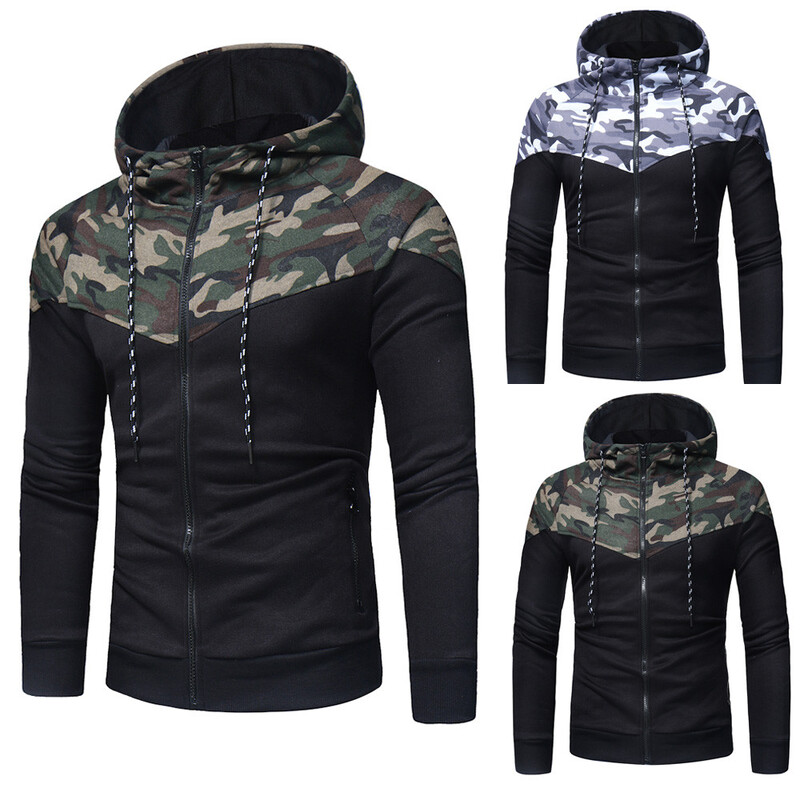 Sportska muška odjeća Muška majica jesen zima Kamuflažni kompleti gornjih hlača Sportsko odijelo Trenirka Odjeća visoke kvalitete