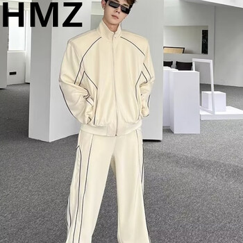 HMZ New Trend Ανδρικά Αθλητικά Σετ Casuals Φούτερ μονόχρωμη Φούτερ Μόδα ανδρική φόρμα αναψυχής Hip Hop Oversized casual κοστούμια