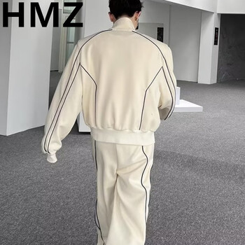 HMZ New Trend Ανδρικά Αθλητικά Σετ Casuals Φούτερ μονόχρωμη Φούτερ Μόδα ανδρική φόρμα αναψυχής Hip Hop Oversized casual κοστούμια