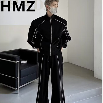 HMZ New Trend Ανδρικά Αθλητικά Σετ Casuals Φούτερ μονόχρωμη Φούτερ Μόδα ανδρική φόρμα αναψυχής Hip Hop Oversized casual κοστούμια