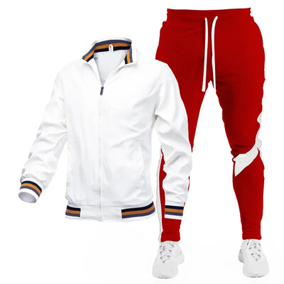 2023 Meeste dressikomplektid Sügisriided Spordirõivad Kaheosaline komplekt Meeste Jope Dressipüksid Brändirõivad Meeste Dressiülikond Sport