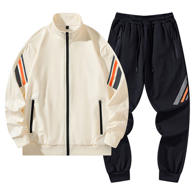 Meeste dressid, 2-osaline kevad-sügis hip-hop sörkimiskostüümid, spordiriided, meeste jooksukostüümid, treening, tuulejakk, moerõivad