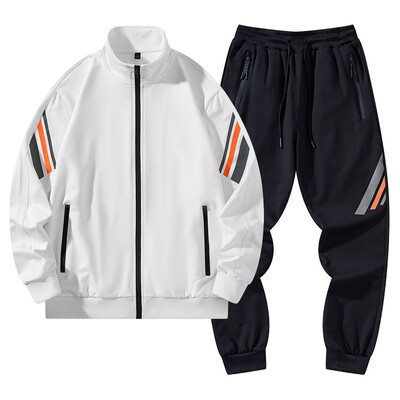 Meeste dressid, 2-osaline kevad-sügis hip-hop sörkimiskostüümid, spordiriided, meeste jooksukostüümid, treening, tuulejakk, moerõivad