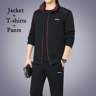 2024 Плюс размер Thicken Men Running Set Warm Thicken 2PC Спортен костюм с цип Gym Hombre Анцуг Дишащи мъжки джогинг