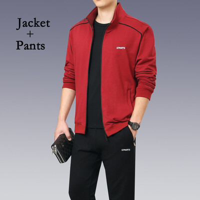 2024 Thicken muški komplet za trčanje veće veličine Topli Thicken 2PC Sportsko odijelo s patentnim zatvaračem Gym Hombre Trenirka Prozračne muške trkače