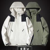 Proljeće jesen Ležerna jakna Muška/ženska vanjska vodootporna vjetrootporna vjetrovka s kapuljačom Trenč kaputi Muška odjeća za kampiranje i planinarenje