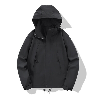 Proljeće jesen Ležerna jakna Muška/ženska vanjska vodootporna vjetrootporna vjetrovka s kapuljačom Trenč kaputi Muška odjeća za kampiranje i planinarenje