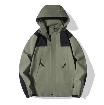 Proljeće jesen Ležerna jakna Muška/ženska vanjska vodootporna vjetrootporna vjetrovka s kapuljačom Trenč kaputi Muška odjeća za kampiranje i planinarenje