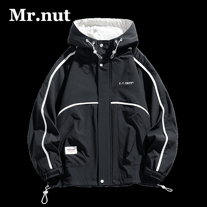 Mr.nut Fashion Tuulejope Välisjope Kvaliteetne meeste mantel Veekindel matkamantel Sügis mitmekülgsed lahtised meesterõivad
