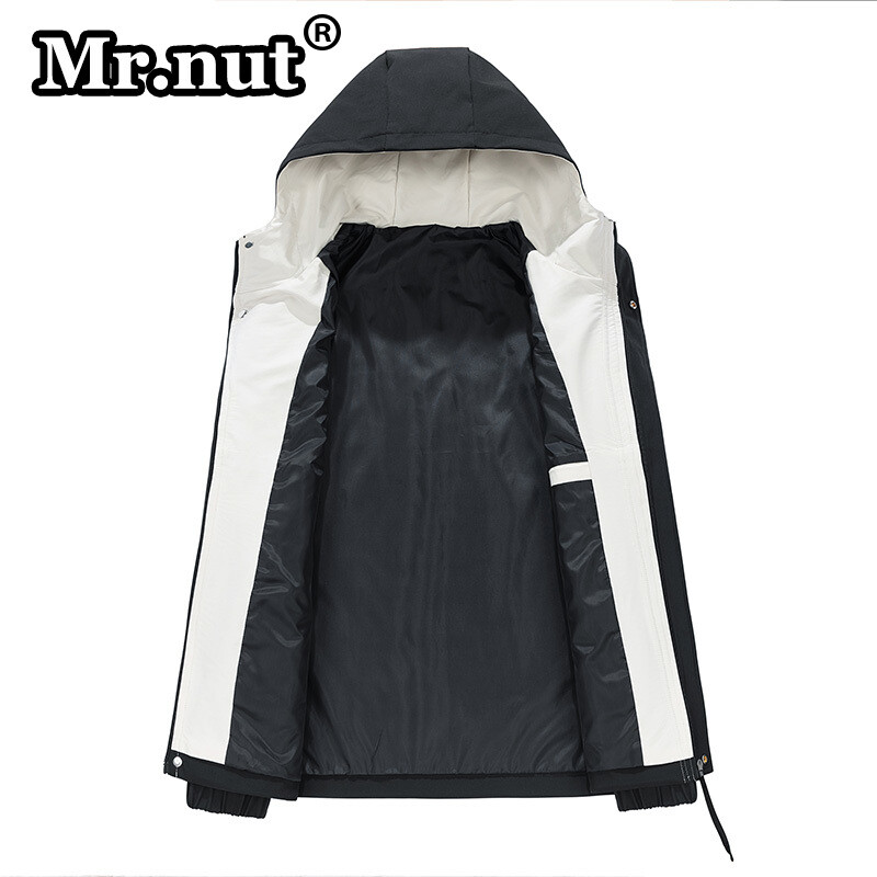 Mr.nut Fashion Tuulejope Välisjope Kvaliteetne meeste mantel Veekindel matkamantel Sügis mitmekülgsed lahtised meesterõivad