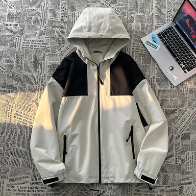 Vodootporna muška jakna u američkom stilu Clash Color Nova vjetrovka za penjanje na otvorenom Ležerne jakne za udaranje Muški kaputi