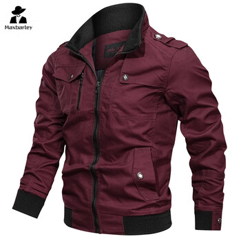 Пролетно есенно яке Мъжко памучно ветровка Cargo Coat Unload Men\'s Tactics Jackets Man Cargo Casual Jacket Мъжки дрехи 2022