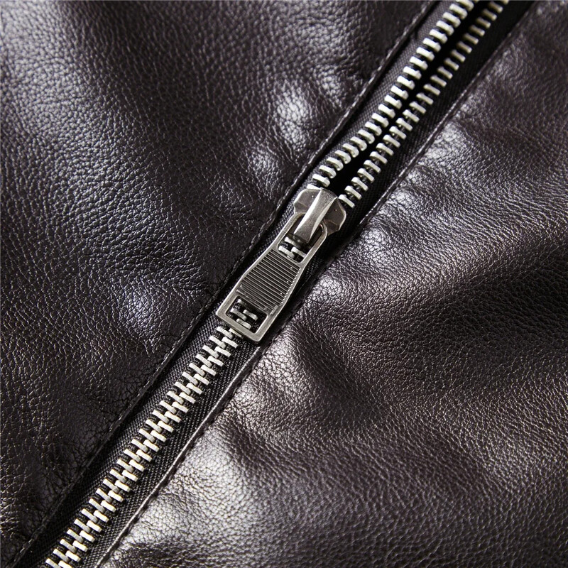 Kožna jakna Ulična odjeća Bikerski kaput Slim Fit Jesenski zimski kaput Muški krzneni podstavljeni Muška motoristička jakna Modna muška jakna